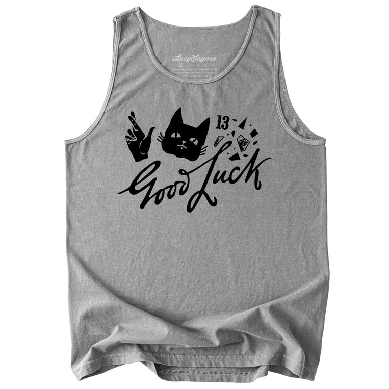 Good Luck Comfort Colors Graphic Tank Top