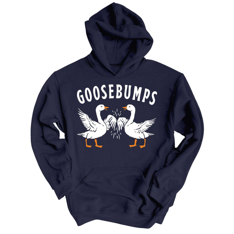 Goosebumps Graphic Hoodie - Classic Navy