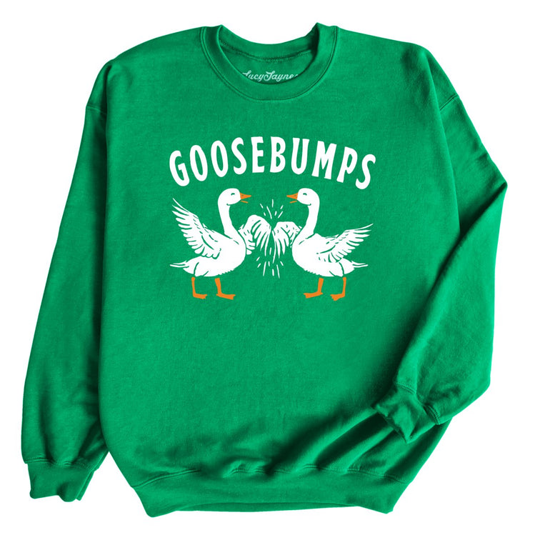 Goosebumps Graphic Sweatshirt - Irish Green