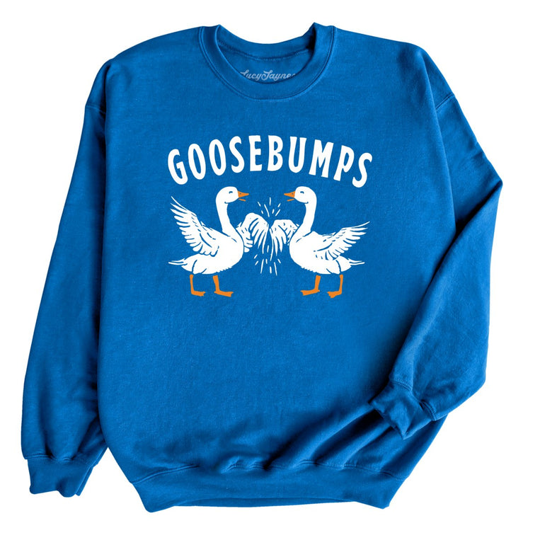 Goosebumps Graphic Sweatshirt - Royal