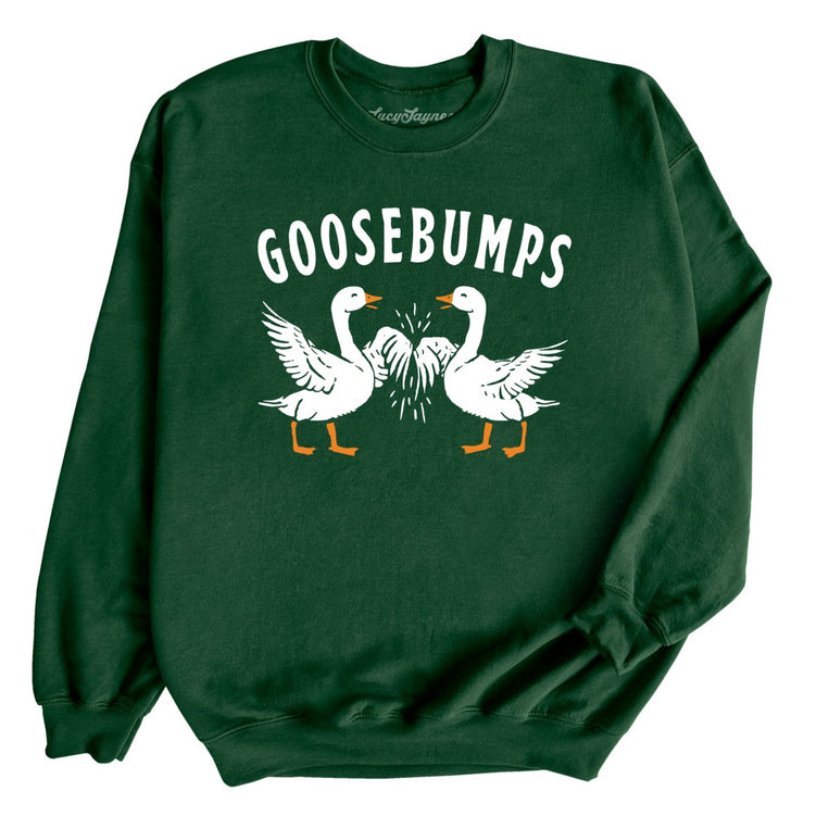 Goosebumps Graphic Sweatshirt - Forest
