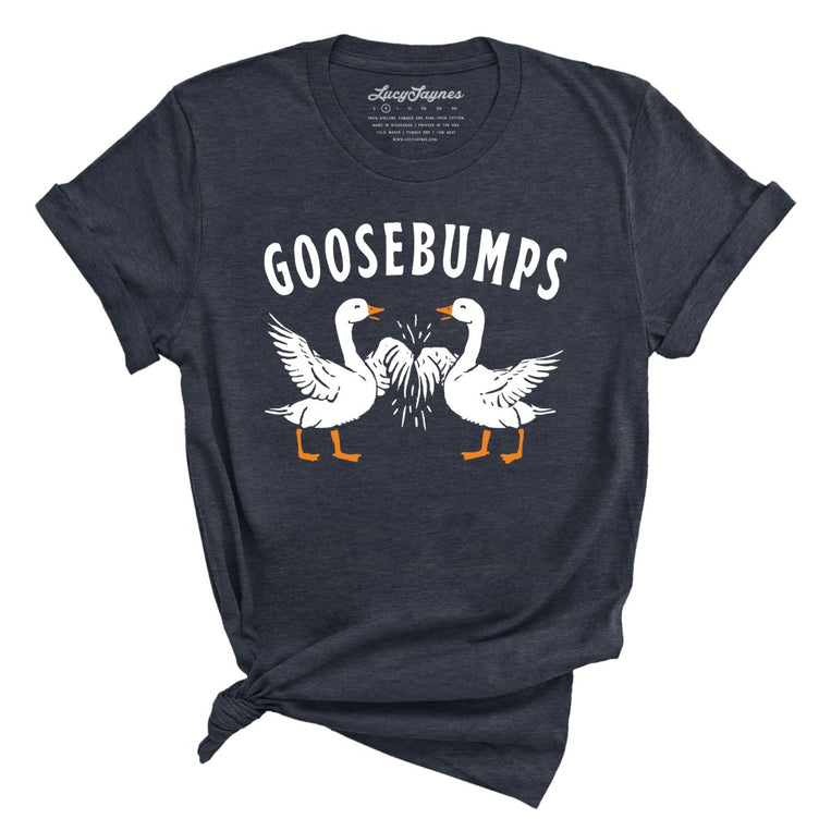 Goosebumps Graphic Tee - Heather Midnight Navy