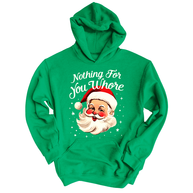 Nothing For You Graphic Hoodie - Irish Green