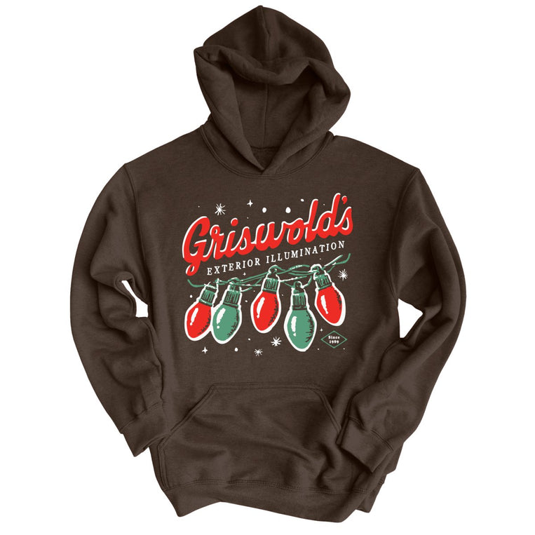 Griswold's Exterior Illumination Graphic Hoodie - Dark Chocolate