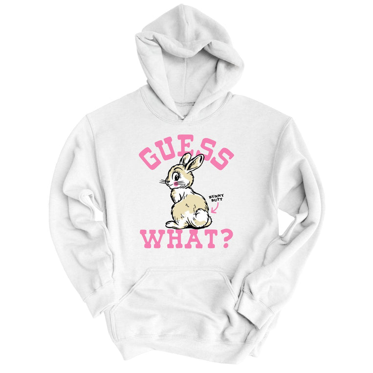 Guess What Bunny Butt Graphic Hoodie - White