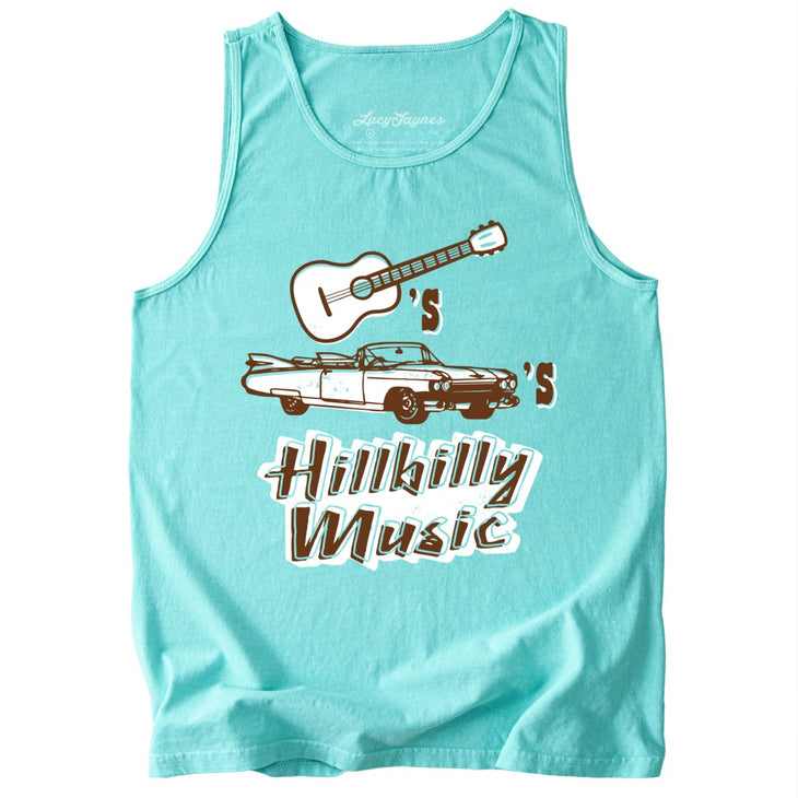 Guitars Cadillacs Hillbilly Music Comfort Colors Tank Top