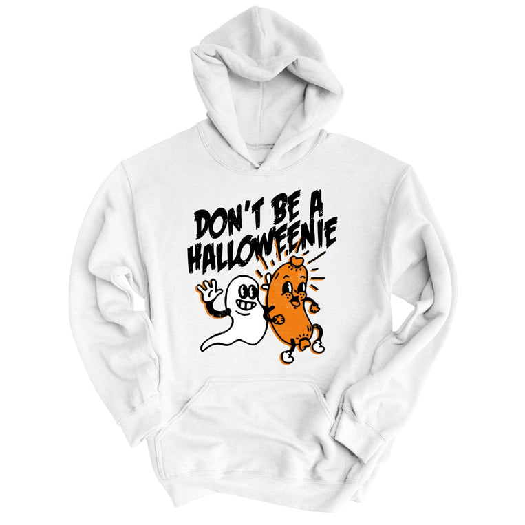 Halloweenie Graphic Hoodie - White