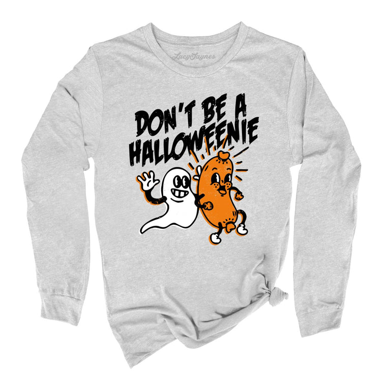 Halloweenie Graphic Long Sleeve Tee - Athletic Heather