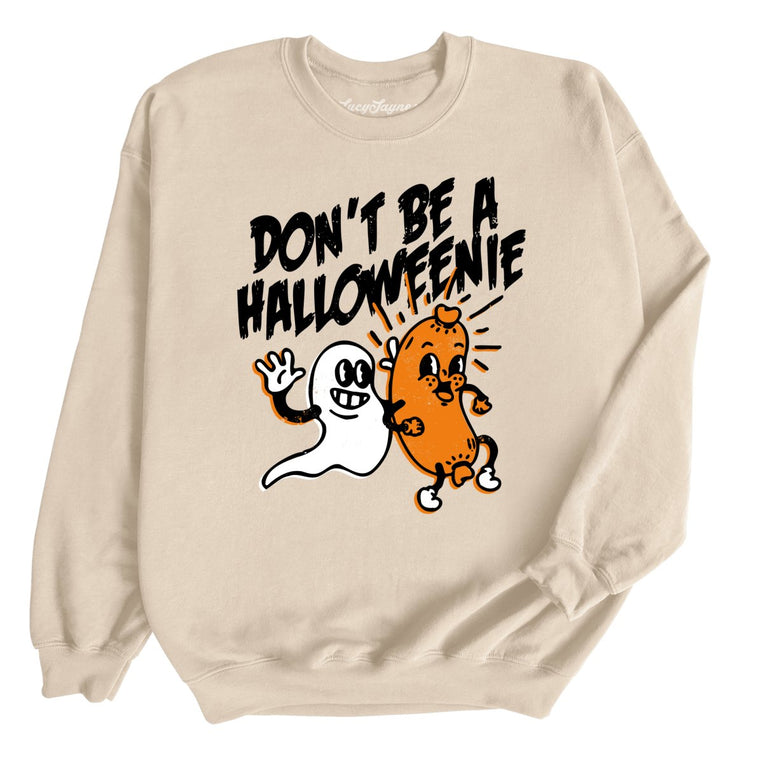Halloweenie Graphic Sweatshirt - Sand