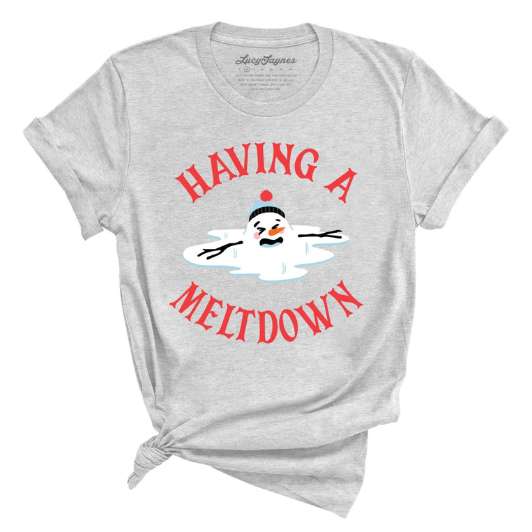 Having A Meltdown Graphic Tee - Athletic Heather
