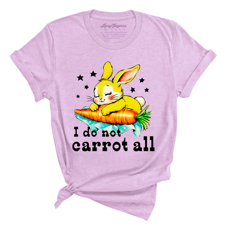 I Do Not Carrot All Graphic Tee - Heather Prism Lilac