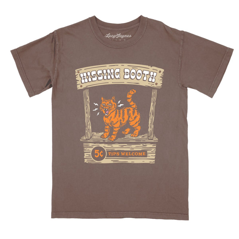 Hissing Booth Comfort Colors Graphic Tee - Espresso