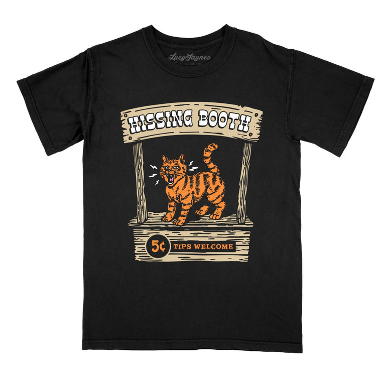 Hissing Booth Comfort Colors Graphic Tee - Black
