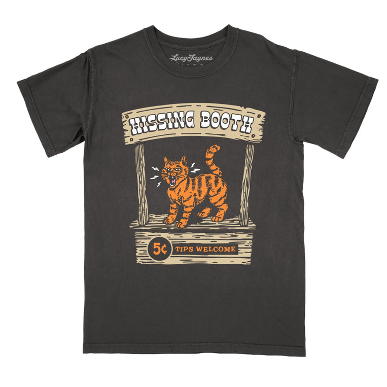 Hissing Booth Comfort Colors Graphic Tee - Pepper
