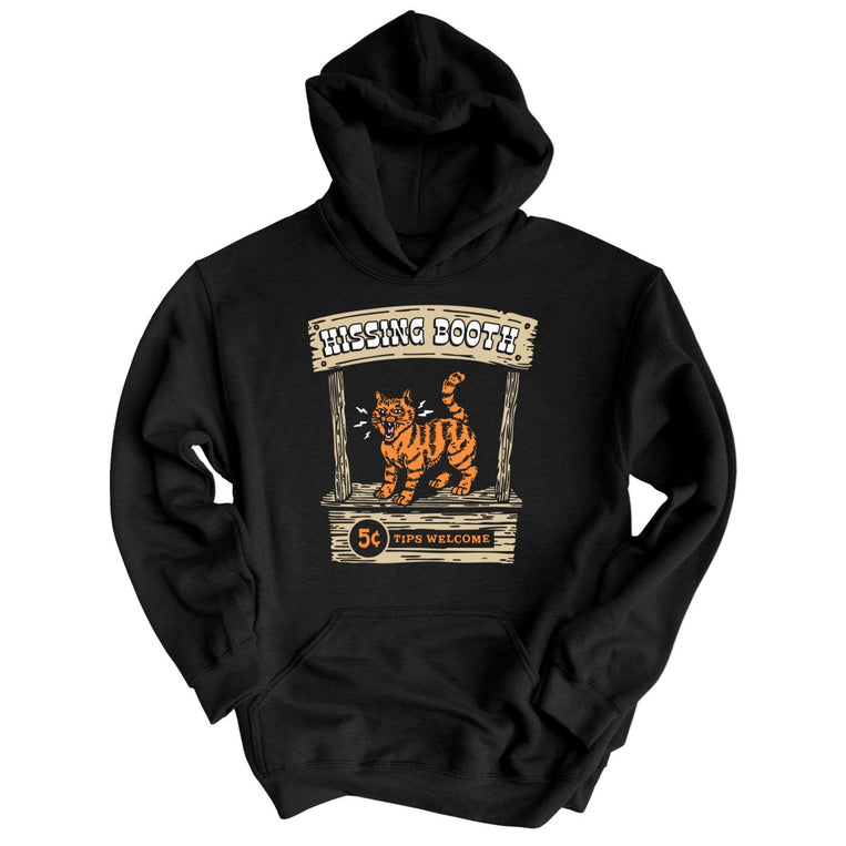 Hissing Booth Graphic Hoodie - Black