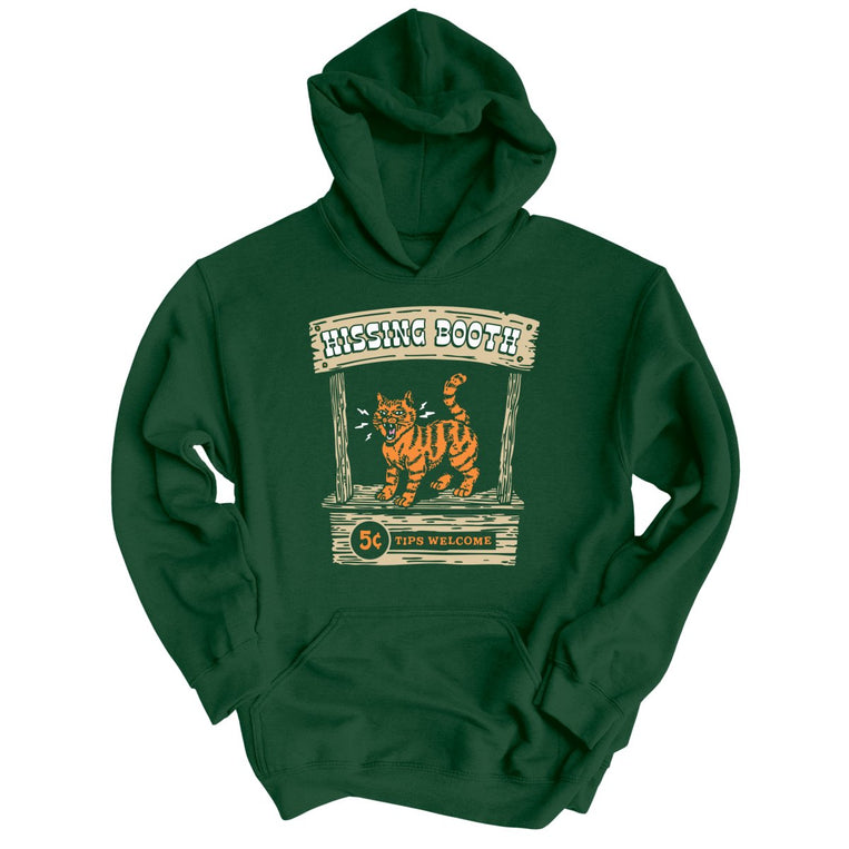Hissing Booth Graphic Hoodie - Forest Green
