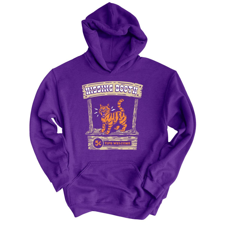Hissing Booth Graphic Hoodie - Purple