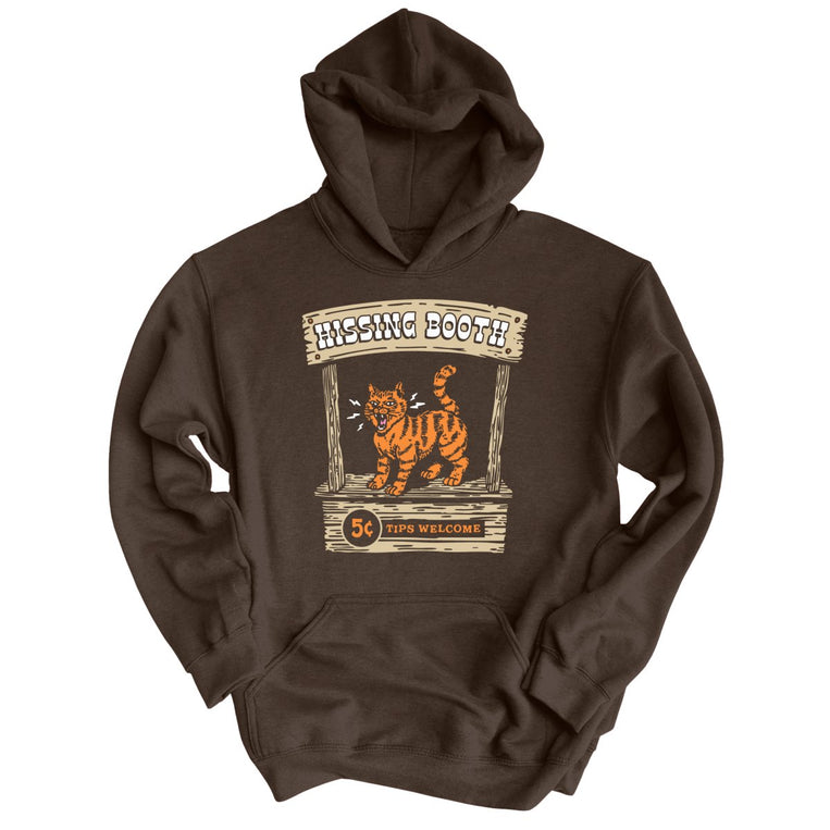 Hissing Booth Graphic Hoodie - Dark Chocolate