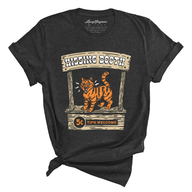 Hissing Booth Graphic Tee - Dark Grey Heather