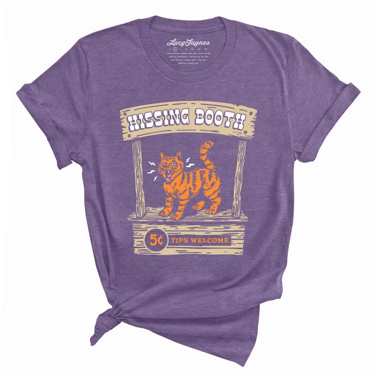 Hissing Booth Graphic Tee - Heather Purple