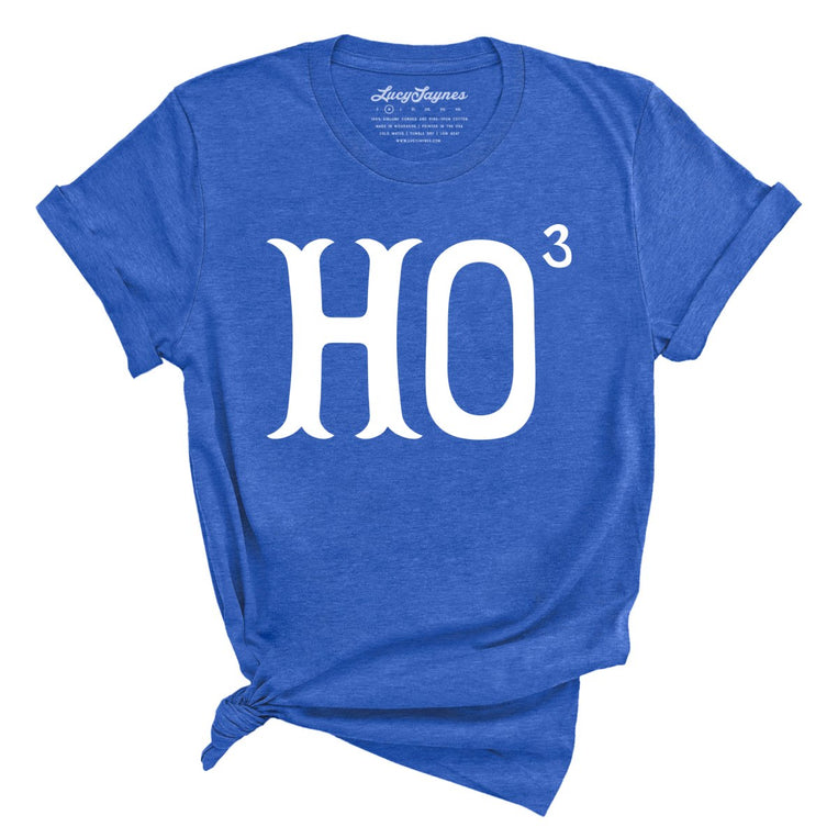 Ho to the Third Graphic Tee - Heather True Royal