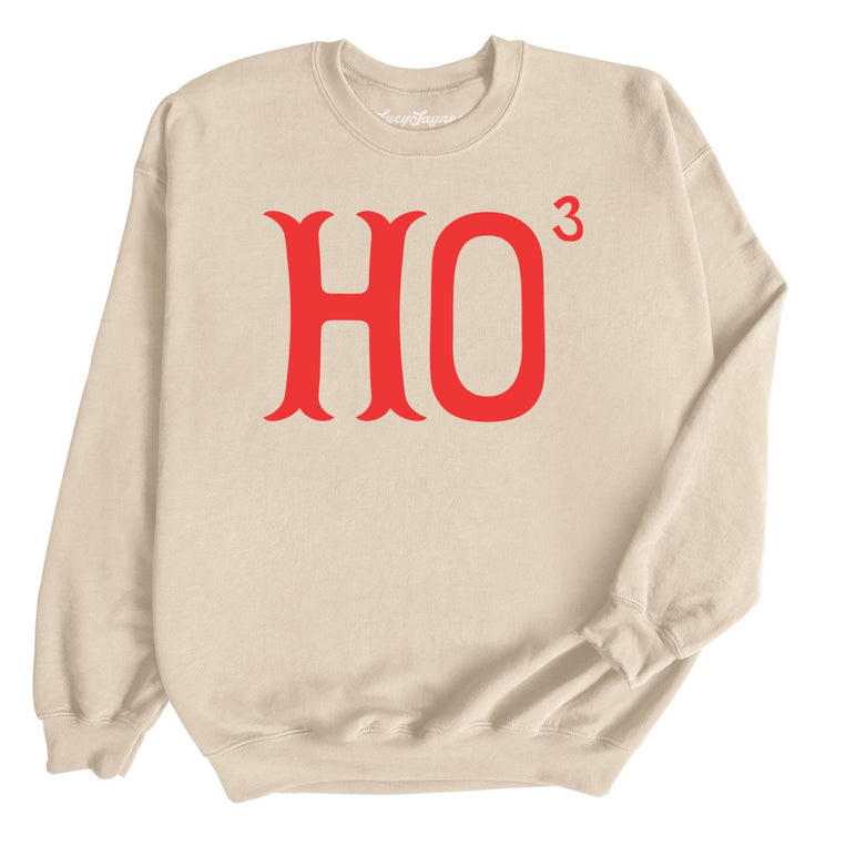 Ho to the Third Graphic Sweatshirt - Sand