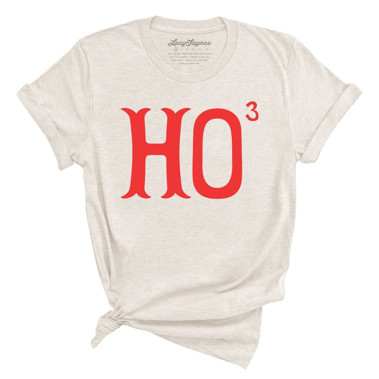 Ho to the Third Graphic Tee - Heather Dust