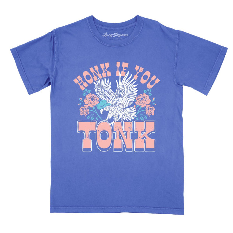 Honk if You Tonk Comfort Colors Graphic Tee