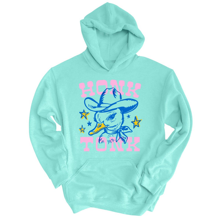 Honk Tonk Graphic Hoodie - Mint