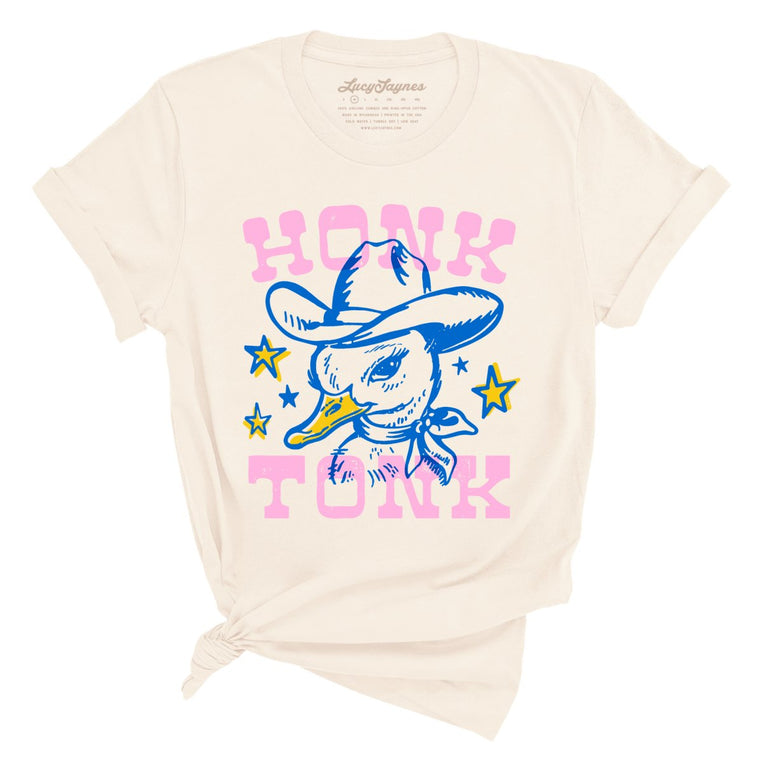 Honk Tonk Graphic Tee - Natural