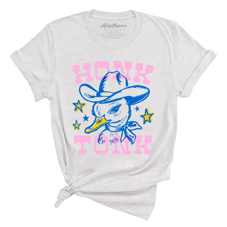 Honk Tonk Graphic Tee - Ash