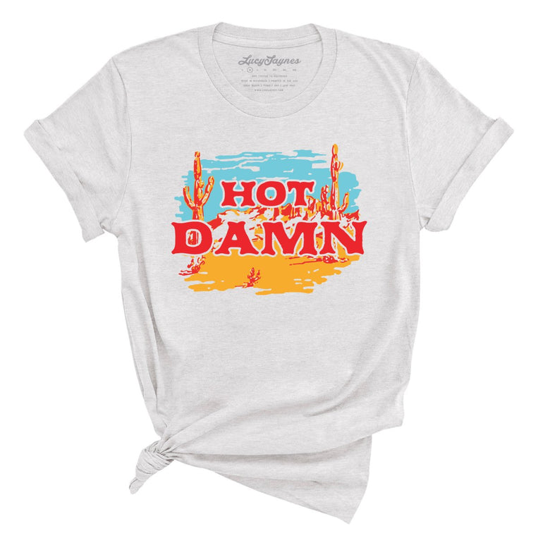 Hot Damn Graphic Tee - Ash