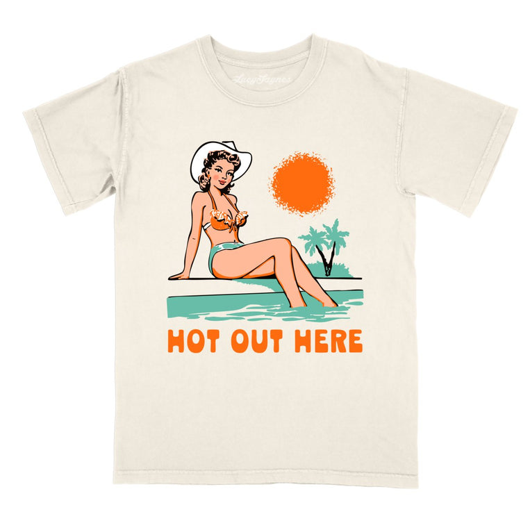 Hot Out Here Comfort Colors Graphic Tee