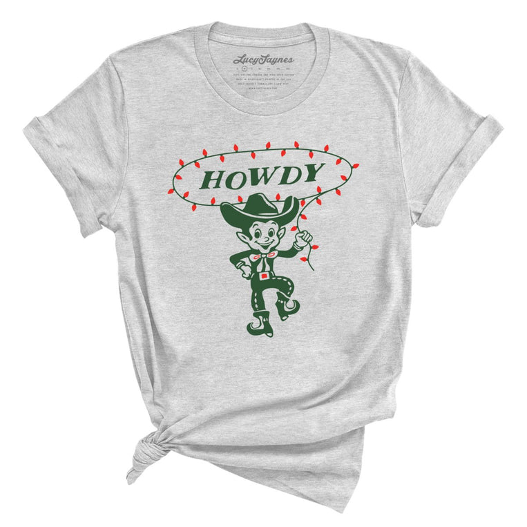 Howdy Elf Graphic Tee - Athletic Heather