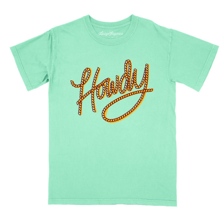 Howdy Rope Comfort Colors Graphic Tee - Island Reef