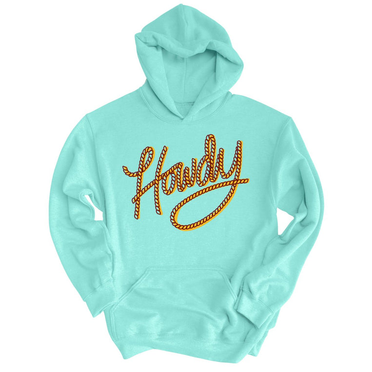 Howdy Rope Graphic Hoodie - Mint