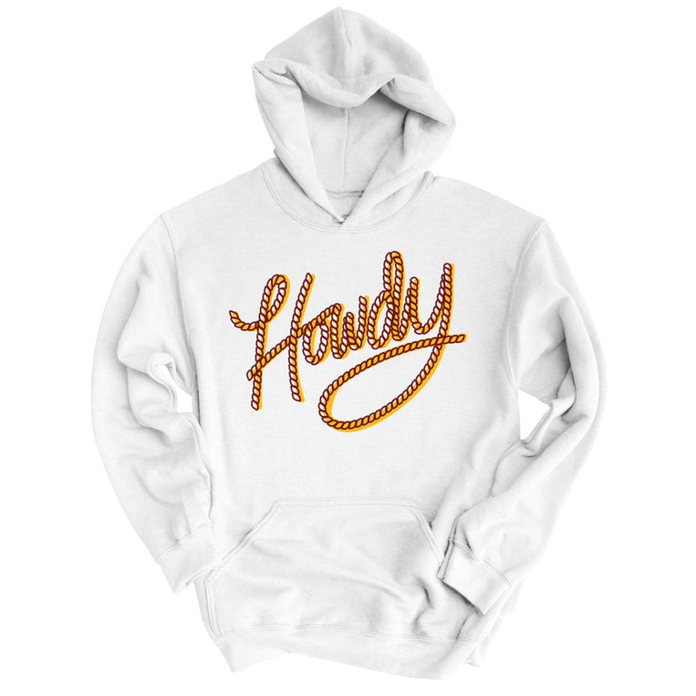 Howdy Rope Graphic Hoodie - White