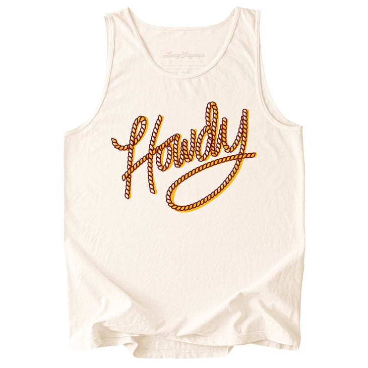Howdy Rope Comfort Colors Tank Top