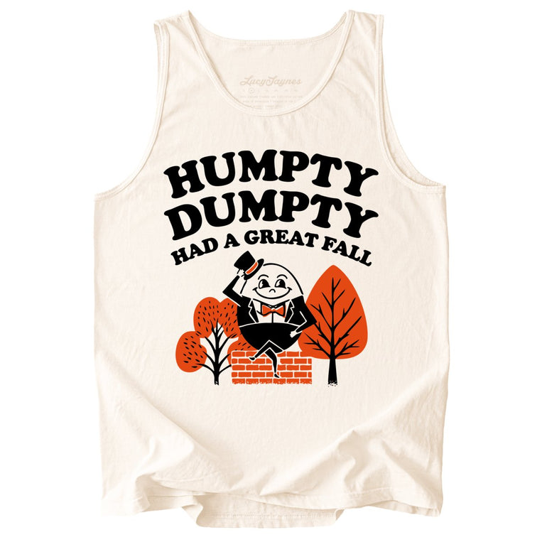 Humpty Dumpty Had A Great Fall Comfort Colors Graphic Tank Top