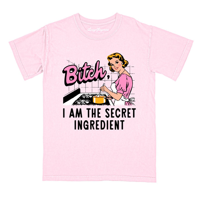 I Am The Secret Ingredient Comfort Colors Graphic Tee - Blossom