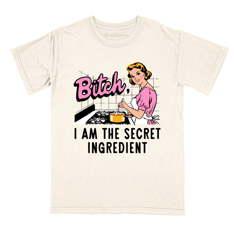 I Am The Secret Ingredient Comfort Colors Graphic Tee - Ivory
