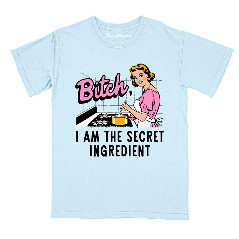 I Am The Secret Ingredient Comfort Colors Graphic Tee - Chambray