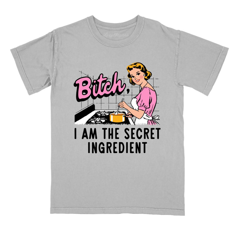 I Am The Secret Ingredient Comfort Colors Graphic Tee - Granite
