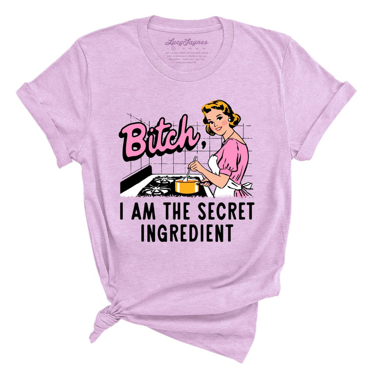 I Am The Secret Ingredient Graphic Tee - Heather Prism Lilac