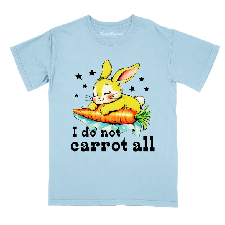 I Do Not Carrot All Comfort Colors Graphic Tee - Chambray