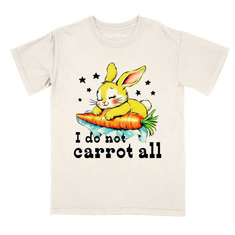 I Do Not Carrot All Comfort Colors Graphic Tee - Ivory