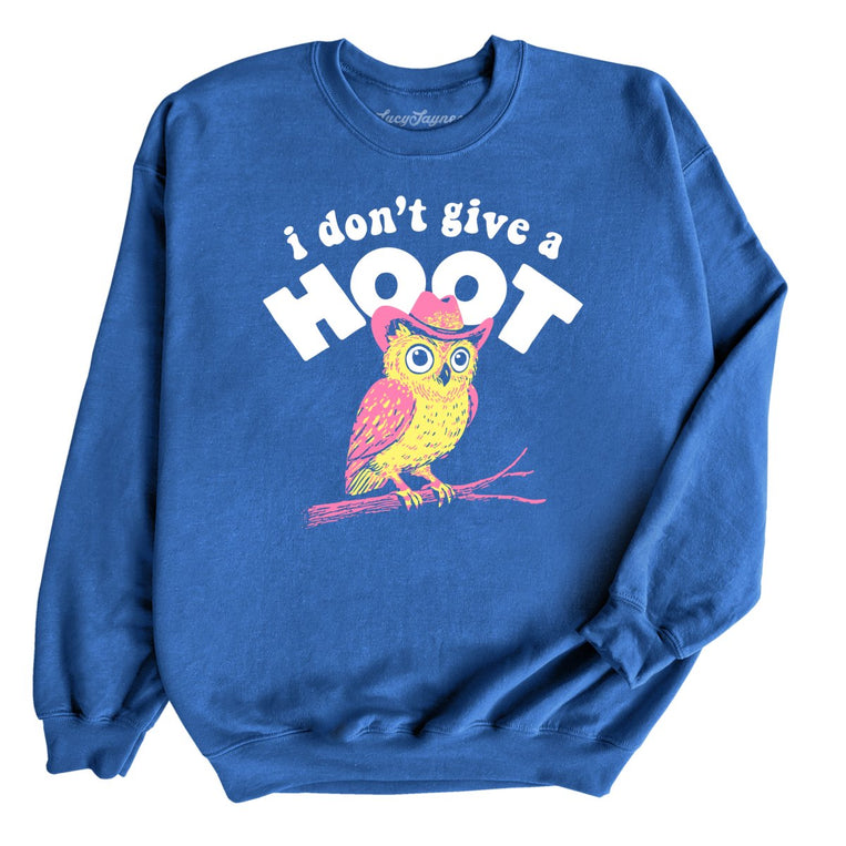 I Don't Give A Hoot Graphic Sweatshirt