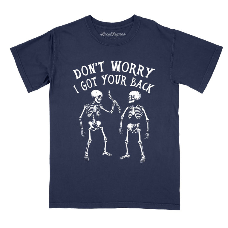 I Got Your Back Comfort Colors Graphic Tee - True Navy