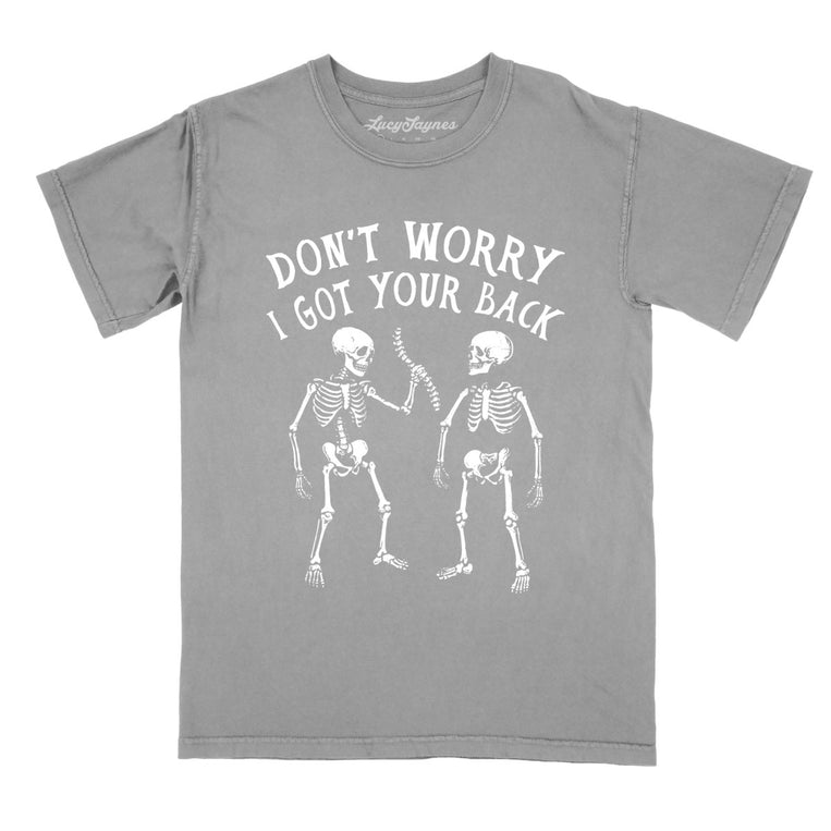 I Got Your Back Comfort Colors Graphic Tee - Grey
