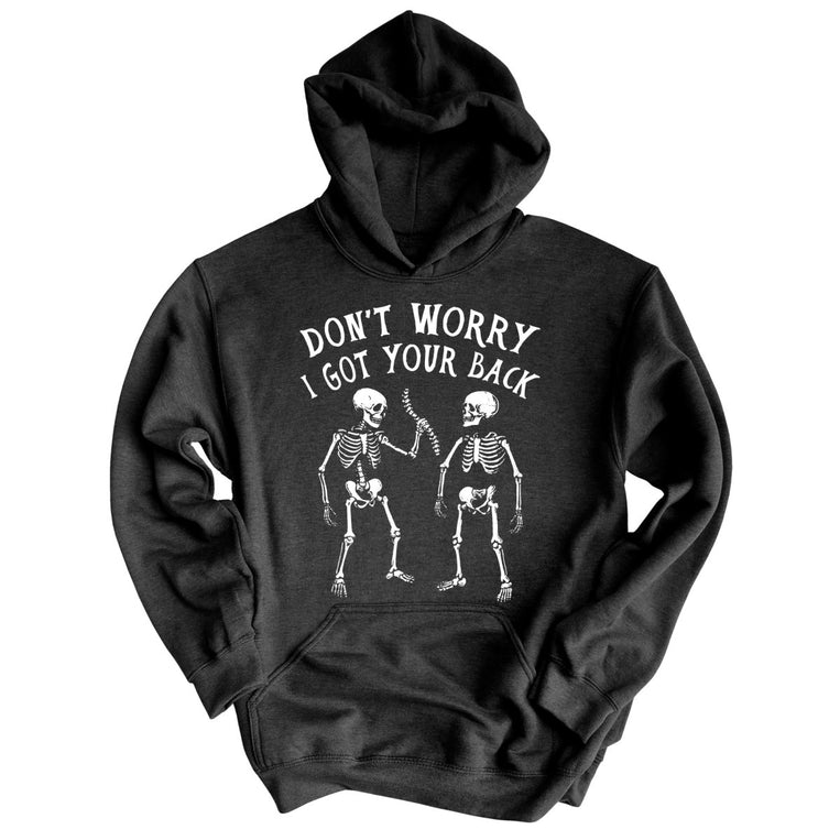I Got Your Back Graphic Hoodie - Charcoal Heather